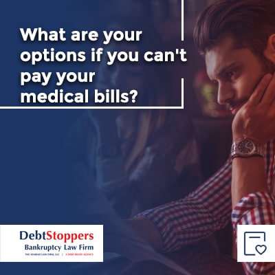 What are your options if you can't pay your medical bills?